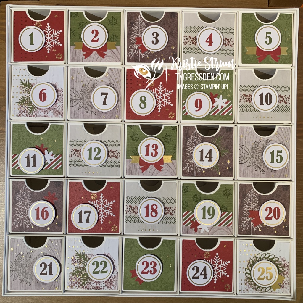 Christmas Countdown Project Kit and Bonus Cards – The Tygress Den